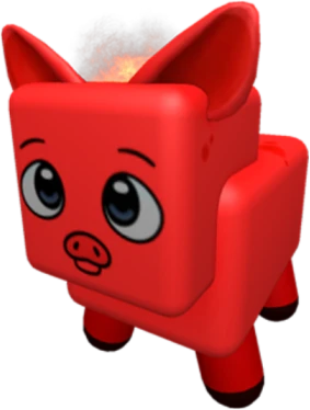 Fire Pig, a Godly item in Murder Mystery 2