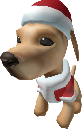 Santa Dog, a Common item in Murder Mystery 2